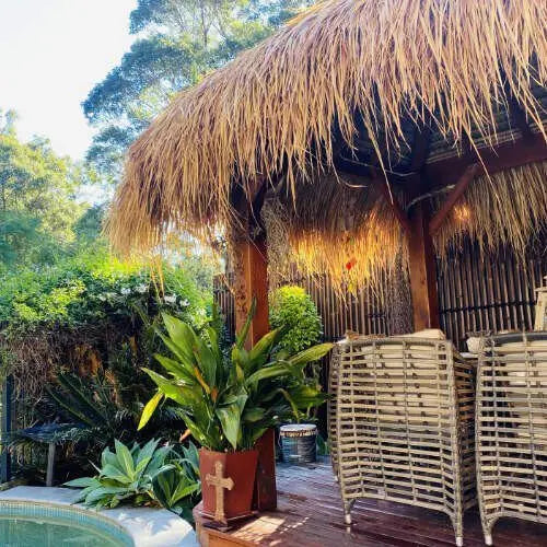 Bali Hut Unstained