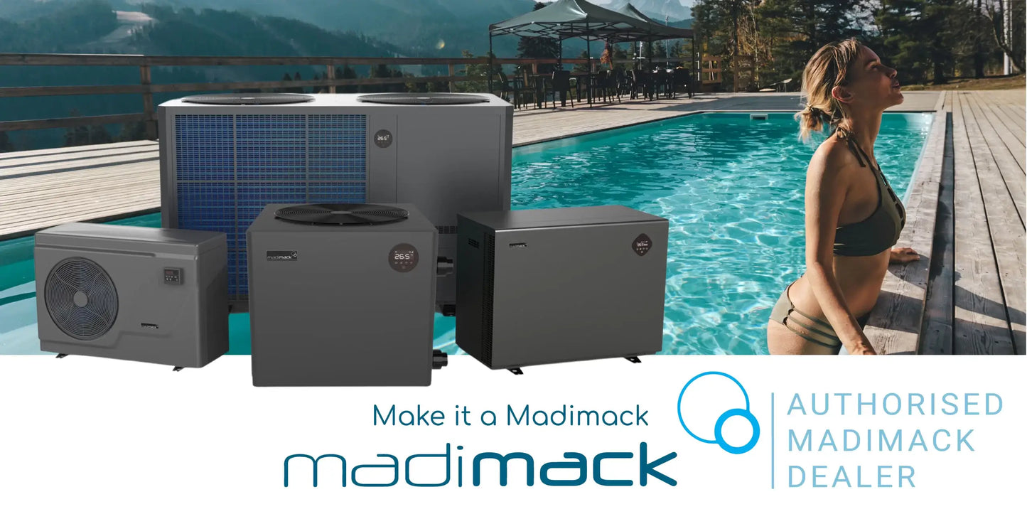 Madimack InverELITE V4 10kW Quietest Pool Heat Pump w/WiFi