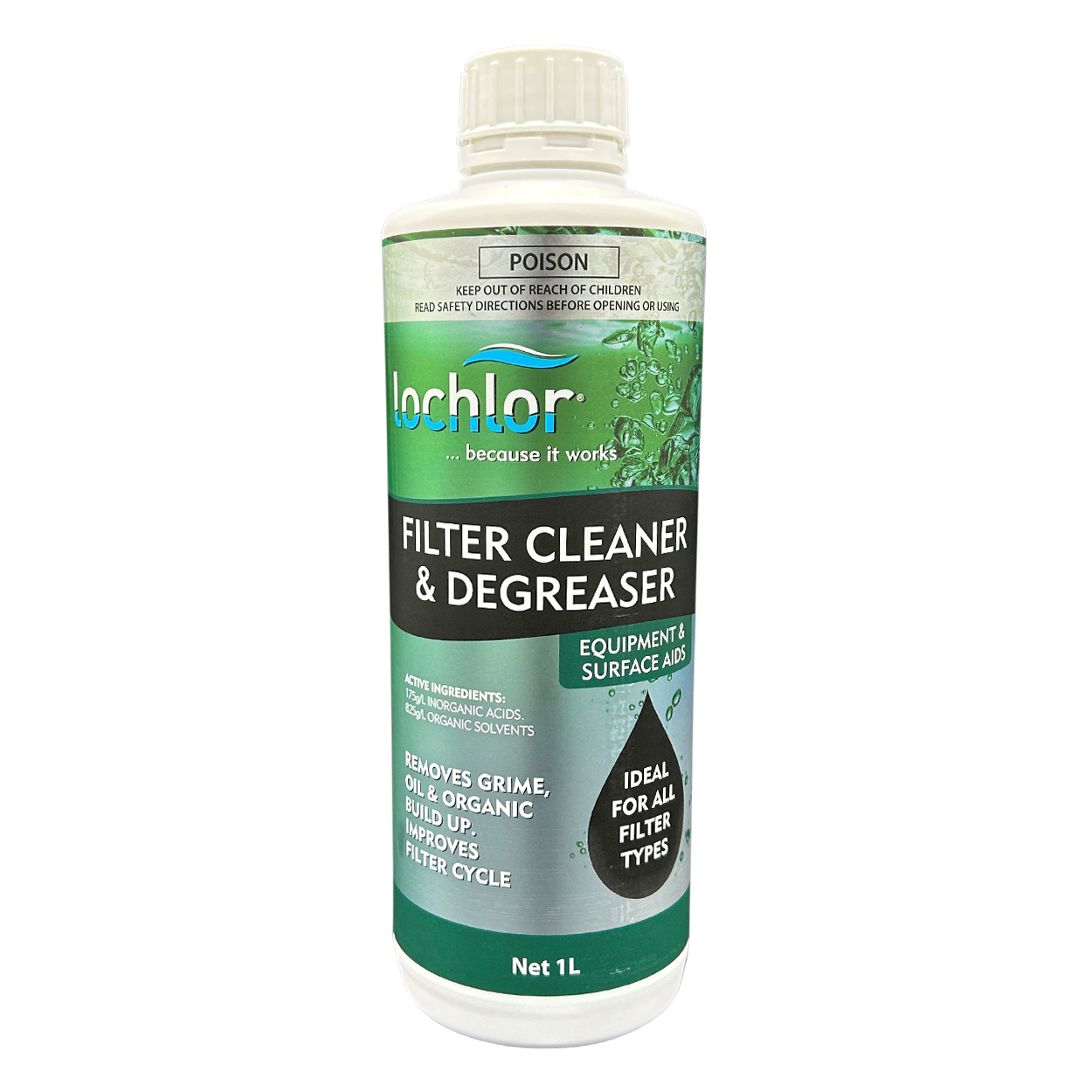 *NLA - Use LC-60EC1L* - LoChlor Filter Cleaner and Degreaser 1Lt by SpaCraft